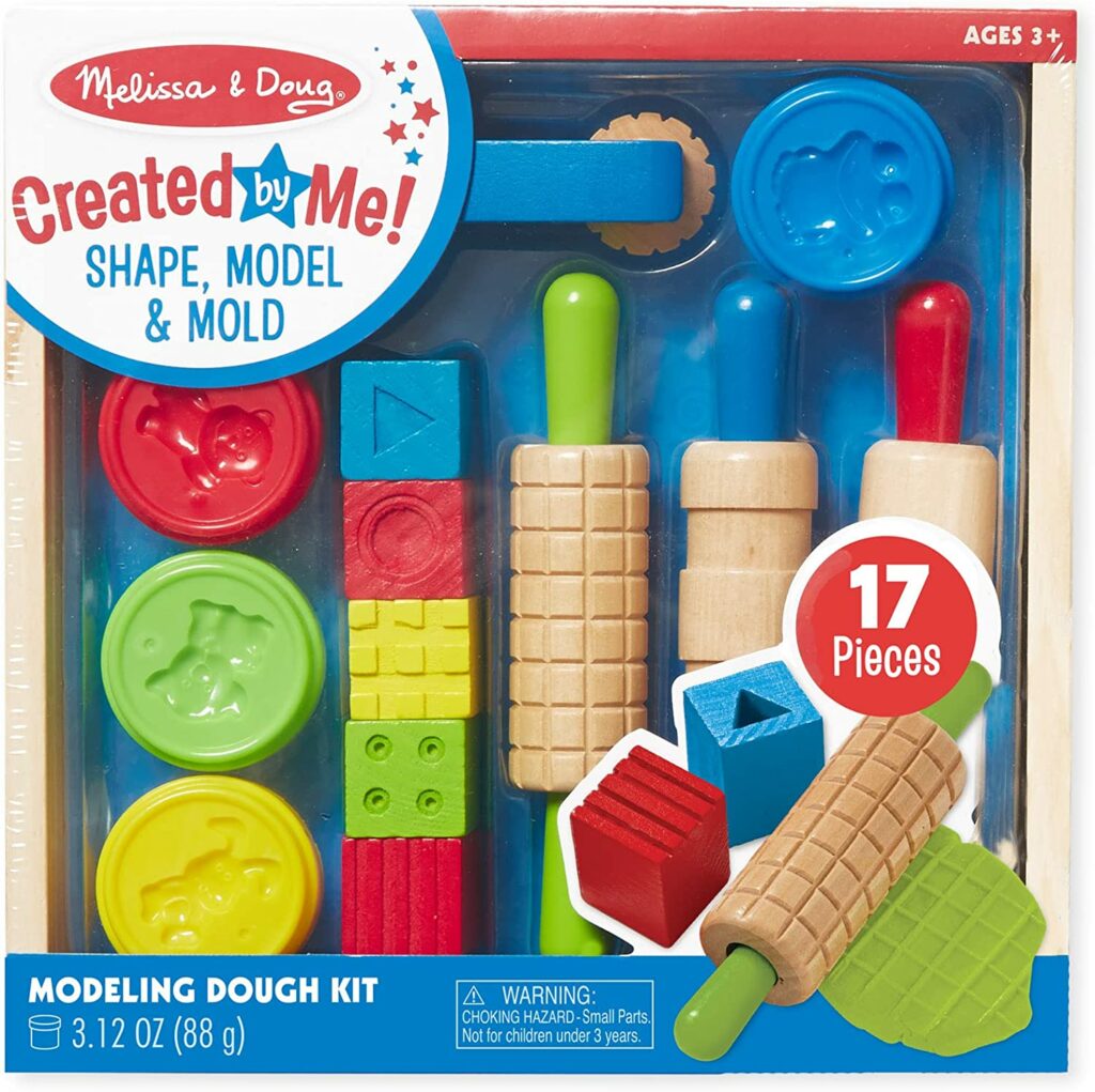 playdough shape and mold kit by melissa and doug for playdough activities for toddlers