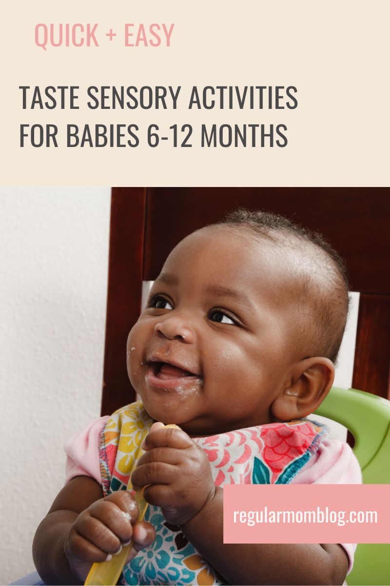 a blog graphic with a baby on the cover smiliing in a high chair holding a spoon